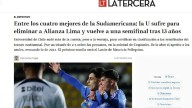 Alianza Lima eliminado: así celebró la prensa chilena tras triunfo de la 'U' de Chile en Copa Sudamericana [FOTOS]