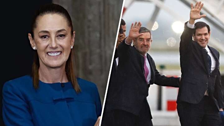 Sheinbaum subraya entendimiento sin injerencias con EEUU; Marco Rubio llega a México