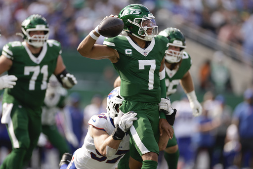 Jets: Justin Fields, descartado por conmoción. Tyrod Taylor iniciará ante Buccaneers