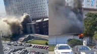 Susto y evacuación por un incendio en el Edificio Libertad de la Armada en Retiro