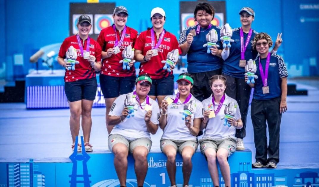Mexicanas ganan el primer oro en Mundial de Tiro con Arco