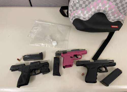 Two juveniles face weapon charges after Aurora police make traffic stop
