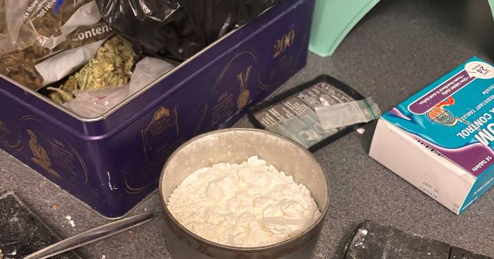 Dealer caught with £35k of cocaine, cannabis, and ketamine in his house