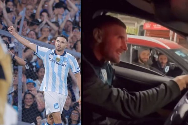 El divertido cruce entre Maravilla Martínez y dos hinchas de Racing de auto a auto