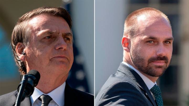 La Fiscalía de Brasil imputó a Eduardo Bolsonaro por “amenazar” al Tribunal Supremo durante el juicio contra su padre