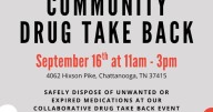UPDATE: Community drug take back event underway at Access Pharmacy in Hixson