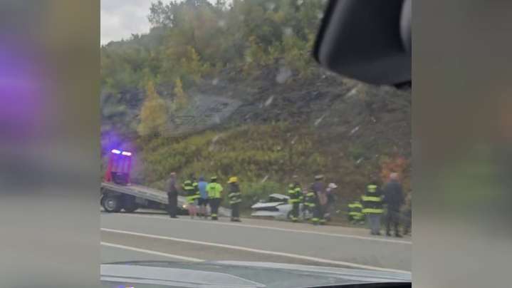 Lackawanna County man dies after crash, and a dog is missing
