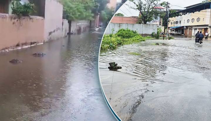 Heavy Rainfall Cripples Life In Sambalpur; Several Areas Flooded