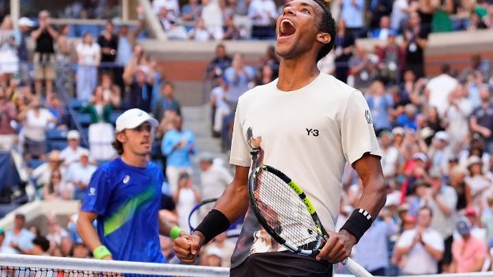 Felix Auger-Alissiame beats Alex de Minaur at the US Open and will face Sinner in the semifinals