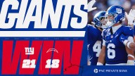 Instant Analysis: Giants defeat Chargers 21-18 in Jaxson Dart's first start