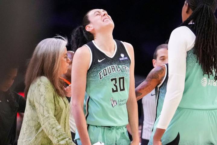 Liberty hoping Breanna Stewart will be 'OK' after sustaining knee injury