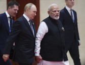 Modi and Putin meet on summit sidelines as India faces steep US tariff over Russian oil imports
