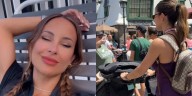 Lourdes Sánchez enfrentó las críticas por llevar a su hijo de 8 años en cochecito: “Lo recomendamos”