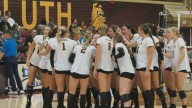 UMD Volleyball Edges Michigan Tech in Five Sets to Remain Unbeaten