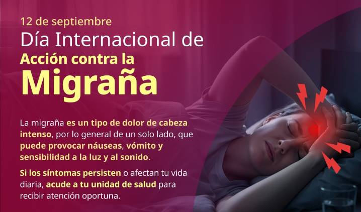Acudir al especialista ante dolor de cabeza para saber si es migraña 
