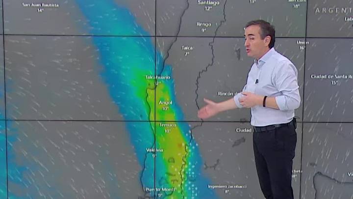 Alejandro Sepúlveda y el tiempo para Fiestas Patrias: "Tenemos un sistema frontal bien cototo frente a Chile, pero..."