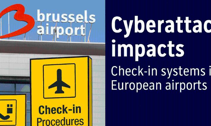 Ciberataque afecta sistemas de facturación en aeropuertos europeos y obliga a cancelar vuelos en Bruselas