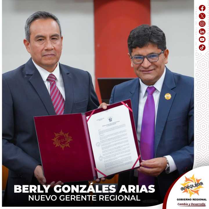 Sánchez designó al quinto gerente general regional de su gestión al CPC Berly Gonzales ante renuncia de Jhoan Cano