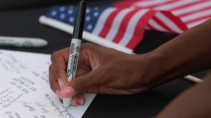 Charlie Kirk vigil draws large crowd to University of Louisville