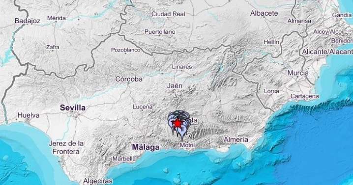 Registrado un terremoto de magnitud 3,1 con epicentro en el municipio granadino de Santa Fe
