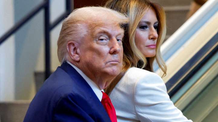 Trump at UN: Walking on terrazzo and riding a bad escalator