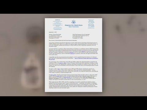 Rep. Ami Bera sends letter addressing mail theft to DOJ, USPIS