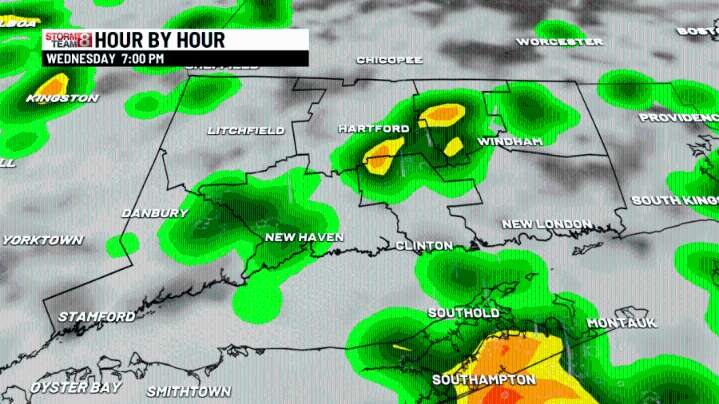 Spotty showers tomorrow