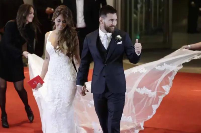 Una foto del casamiento de Messi y Antonela recibió un premio internacional