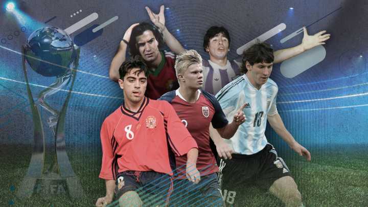 Maradona, Figo, Xavi, Messi y otras estrellas que brillaron en un Mundial sub