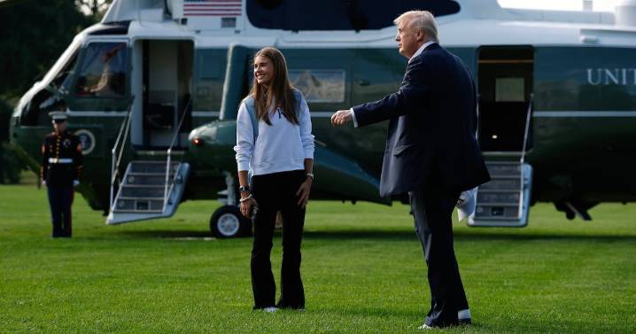 Trump Granddaughter Kai Parades Her $130 Merch on White House Lawn