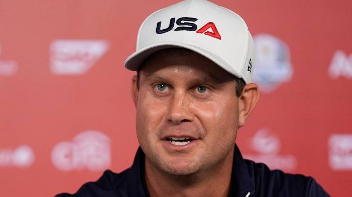 Harris English sits out the final day of the Ryder Cup thanks to the withdrawal rule