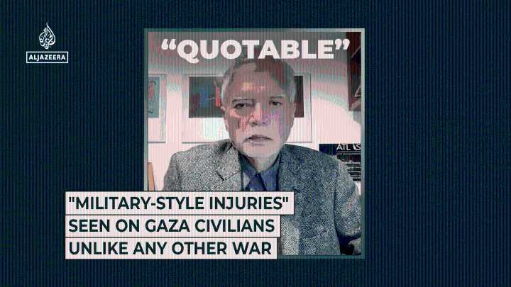 “Military-style injuries” seen on Gaza civilians unlike any other war
