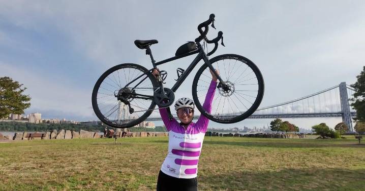 Woman whose mom died of 9/11-related illness cycling over 200 miles in 3 days for cancer research
