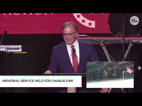At Charlie Kirk memorial, Frank Turek describes moment Kirk was shot