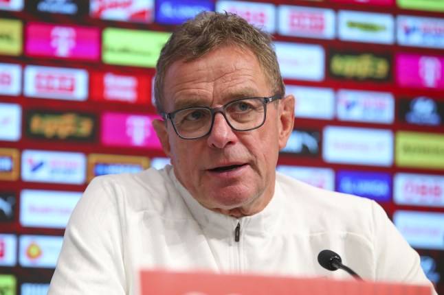 Ex-Man Utd boss Ralf Rangnick in hospital ‘with infection’ after recent surgery