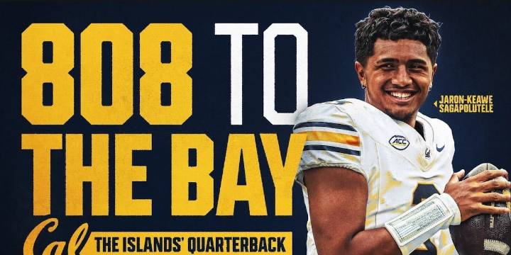 Billboard of Ewa Beach’s Sagapolutele on display at Honolulu airport