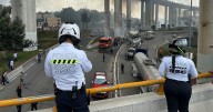 Reportan a 25 víctimas de explosión de pipa en Puente de La Concordia en estado crítico