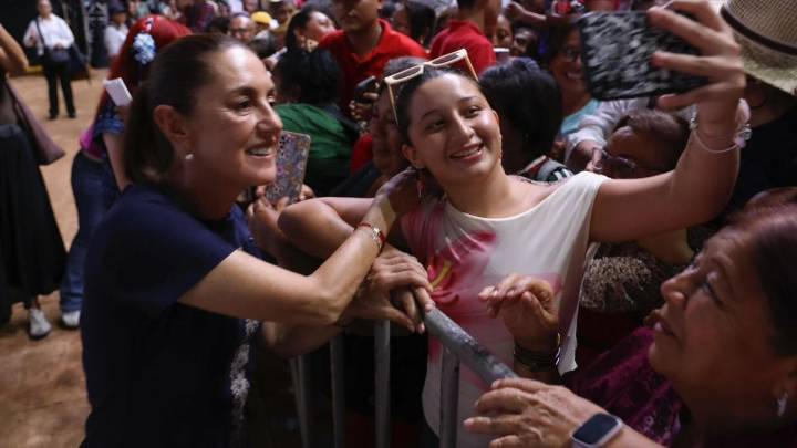Sheinbaum defiende la 4T en Campeche y anuncia Plan para recuperar producción de arroz y leche