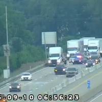 Crash fouling I-65 traffic in Merrillville