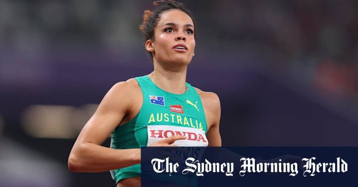 World Athletics Championships: Torrie Lewis sets personal