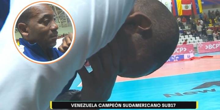 DT de Venezuela se quebró tras triunfo histórico ante Brasil en final del Sudamericano Sub 17 de Vóley: “No se lo esperaba nadie”