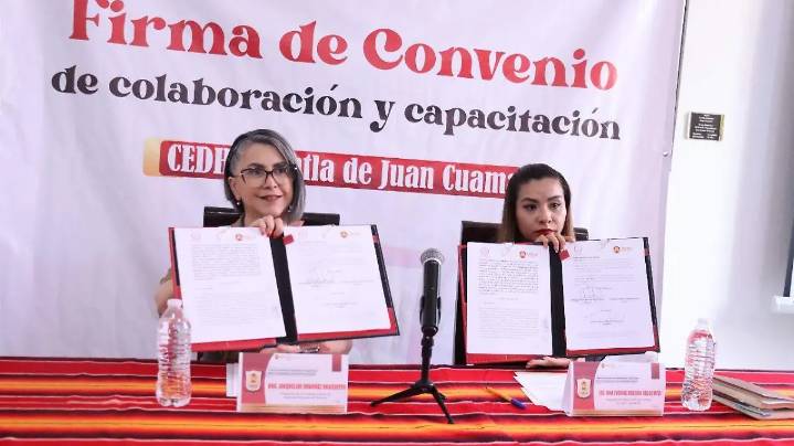 Suman esfuerzos Contla y CEDH para acercar derechos humanos a la ciudadanía
