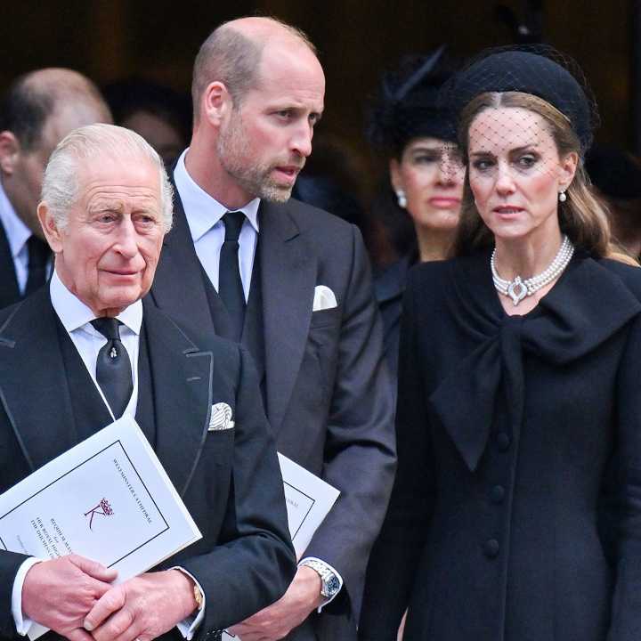 Kate Middleton, King Charles Photo at Katharine's Royal Funeral