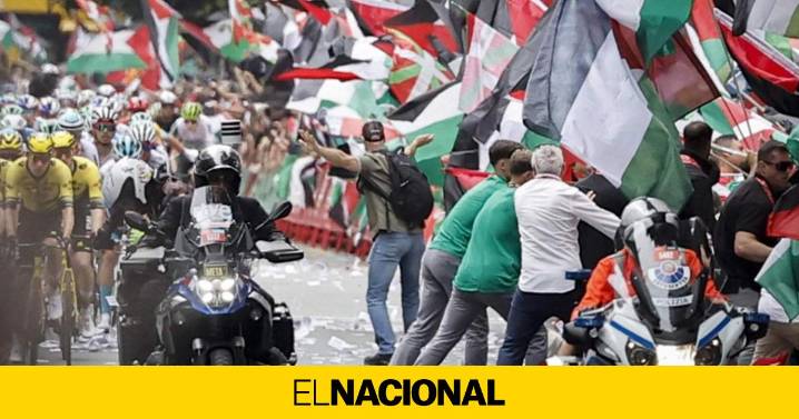 Las manifestaciones pro-Palestina obligan a poner fin a la etapa 11 de la Vuelta a España