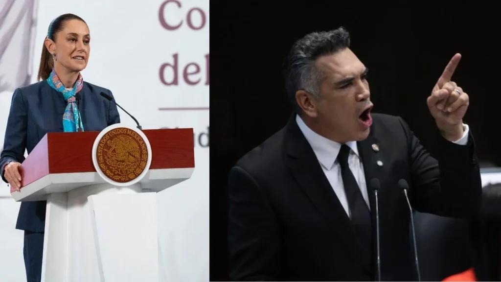 'Se les cayó el teatrito', refiere Sheinbaum sobre visita de 'Alito' Moreno a Washington