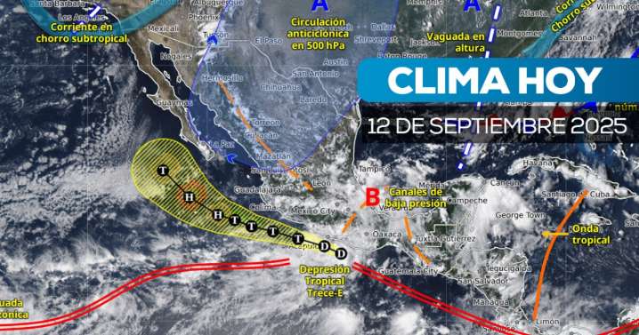 Ciclón tropical “Mario” se podría formar frente a Guerrero y Oaxaca; lluvias amenazan este viernes