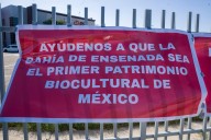 Manifestantes contra ampliación de El Sauzal se congregan en Mexicali
