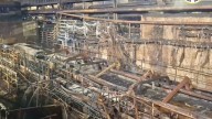 Un incendio calcina parte de una línea de producción de Acerinox en Los Barrios (Cádiz)