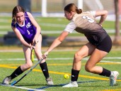 PHOTOS: First taste of field hockey for Holy Cross, Huron Park