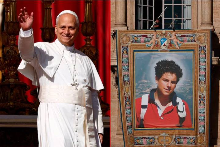El papa León XIV canonizó al primer santo “millennial”, Carlo Acutis y también a otro laico